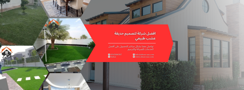 افضل شركة لتصميم حديقة عشب طبيعي