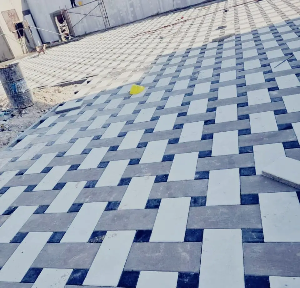 تركيب بلاط انترلوك